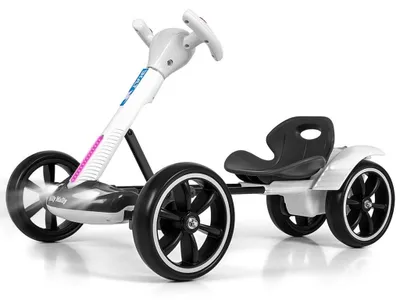 Produktbild von Elektrisches Go-Kart mit Fernsteuerung und LED-Effekten GOKART BOLT Milly Mally weiß