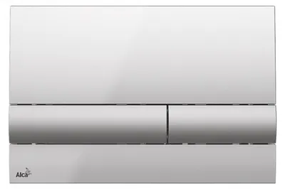 Obrázek produktu pro Alca splachovací deska základní Deska chrom lesklá / knoflík chrom matný M1713