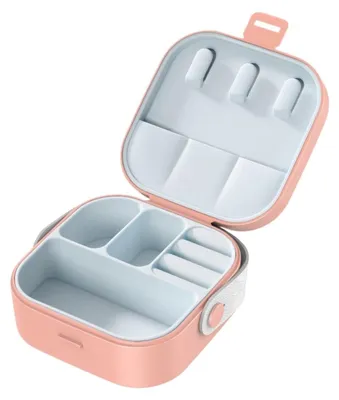 Productafbeelding van Draagbare Sieraden Organizer voor Vrouwen - Roze