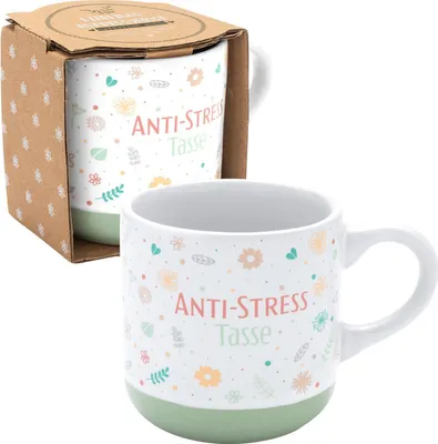Produktbild von GRUSS & CO Espressotasse Motiv Anti-Stress, 10 cl