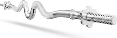 Obrázok produktu pre Hop-sport  Vzpieračská tyč silne ohýbaná 120 cm (30 mm) so závitmi