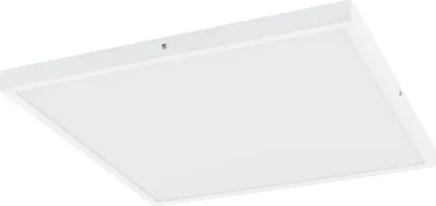 Produktbild von EGLO LED Deckenleuchte Fueva 1, 1 flammige Deckenlampe, Material: Aluminium, Kunststoff, Farbe: Weiß, L: 50x50 cm, neutralweiß