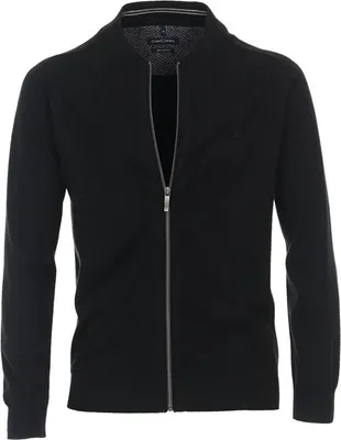 Produktbild von Casa Moda - Herren Strickjacke unifarben in verschiedenen Farben (004440), Größe:6XL, Farbe:Schwarz (800)