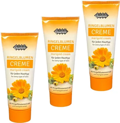 Produktbild von 3x75 ml ReAm Quartett Ringelblumen Creme Hautcreme intensive Feuchtigkeitspflege
