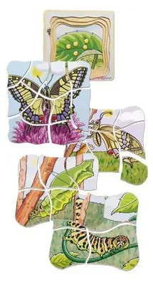 Produktbild von Beleduc Schichtenpuzzle Schmetterling