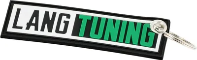 Produktbild von Schlüsselanhänger "LangTuning" aus Soft-PVC, mit Schlüsselring