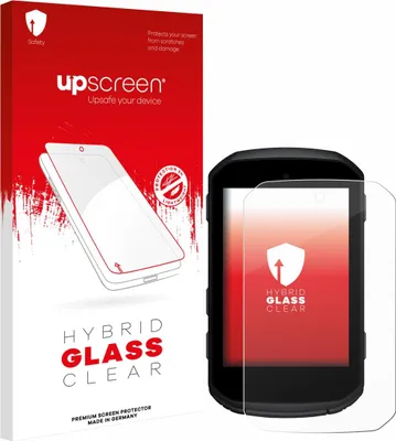Produktbild von upscreen Schutzglas für Garmin Edge 850 / 550 Schutzfolie Panzer Folie Glas Display Schutz klar