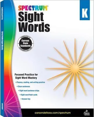 Zdjęcie produktu dla Spectrum Sight Words, Grade K