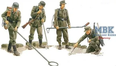 Immagine prodotto di Modelli in kit 6280 - Rilevatori di miniere tedesche (1:35)