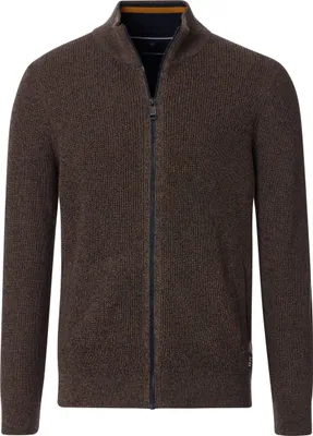 Image de Veste en tricot pour hommes en couleur unie