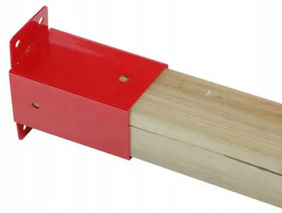 Produktbild von KBT Wandhalterung Schaukelbalken 9x9cm Stahl rot