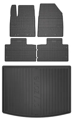 Obrázok produktu pre Gumové autokoberce SolidPRO + vaňa kufra DryZone pre: BYD Atto2 2024- SUV 5 ks