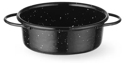 Obrázek produktu pro Smaltovaná zapékací mísa, HENDI, černá, 100 x (V) 40 mm