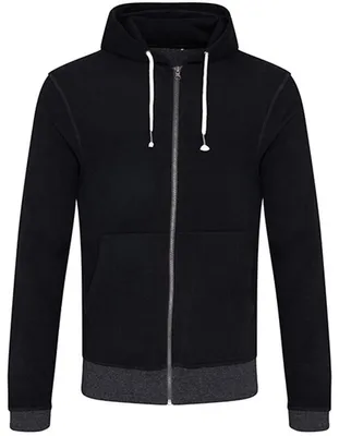 Produktbild von Ecologie EA051 | Herren Okavango Zoody / 70 % Regenerierte Baumwolle - Farbe: Black/Charcoal - Größe: S