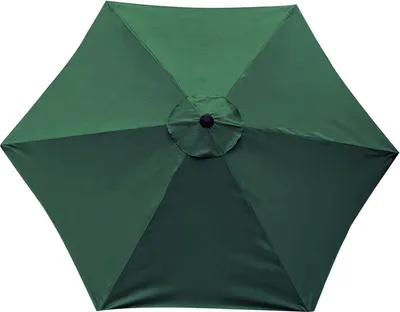 Produktbild von (Grün, 2 m) Ersatzschirm für den Terrassentisch, Ersatzschirm für den Sonnenschirm, Terrassenschirm, Ersatz mit 6 Rippen (nur Abdeckung)