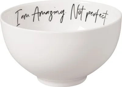 Produktbild von Villeroy & Boch Statement Bol "I´m amazing. Not perfect." 470ml