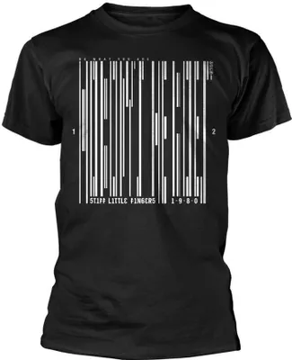 Obrázek produktu pro Stiff Little Fingers - Tričko pro muže/dámy Uni PH2226 (S) (Černá)