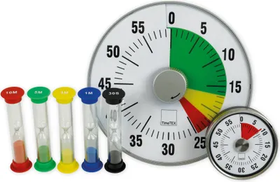 Produktbild von TimeTEX Set "Zeitmesser + Visualisierung", 7-tlg.