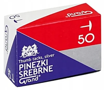 Produktbild von Grand Pinnadeln silberne 50 Stück