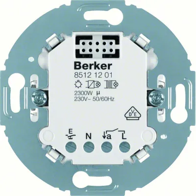 Obrázek produktu pro Berker 85121201, Béžová, Metalická, 230 V, 50 - 60 Hz, 2,2 cm
