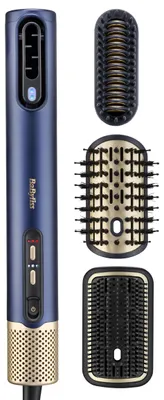 Zdjęcie produktu dla BaByliss Air Wand, Szczotka z gorącym powietrzem, Airflow, Mokre włosy, Niebieski, 2,5 m, Prąd przemienny