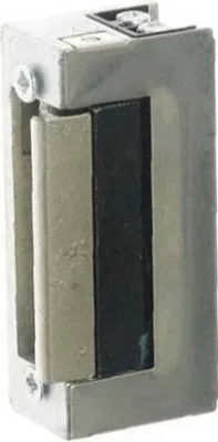 Zdjęcie produktu dla JiS 1720R Elektrozaczep 12-24V AC/DC (wymiary 67x21,5 mm), z blokadą