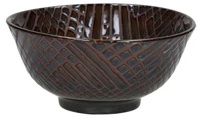 Zdjęcie produktu dla Pomax Estro, miska na zupę, porcelana, brąz, średnica 15 cm, wysokość 7 cm