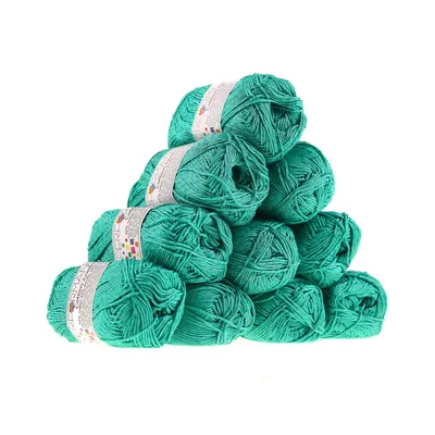 Strickgarn Cotton Symbiosis grün