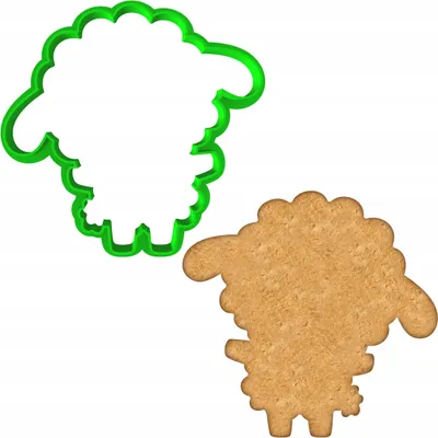 Produktbild von Cookie Monster Oster Ausstechform Schaf Lamm 8cm