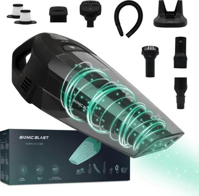 Produktbild von JAP Appliances JAP Appliances All-in-One Handstaubsauger Tornado S3 Nass- und Trockenschmutz für Auto, Haustiere und Haus Kabellos 22.2V Schwarz