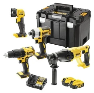 Immagine prodotto di Set di utensili a batteria Dewalt 18V quattro pezzi DCK440P2T