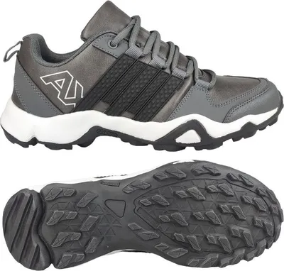 Produktbild von Herren Trekkingschuhe Kunstleder Wanderschuhe Sportschuhe Coppi Grau Gr.43