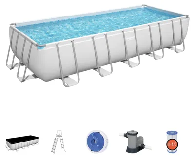 Immagine prodotto di Piscina fuori terra rettangolare Power Steel 640x274x132 cm Bestway 5611Z