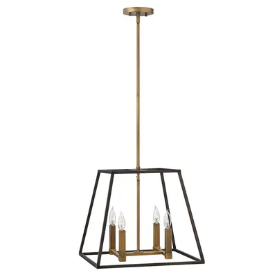 Produktbild von Elstead Fu Lighton Hängeleuchte E14 4-fach Bronze