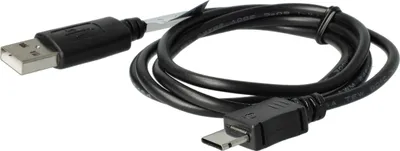 Produktbild von vhbw USB Datenkabel kompatibel mit Samsung Z650, Z630, Z720, Z710, ZV50, ZV40, Z540, Z510, ZV60, Z560V, Z560, Z620 Handy - schwarz