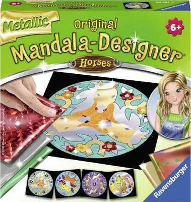 Produktbild von Metallic Mandala-Designer Horses Ravensburger 29761
