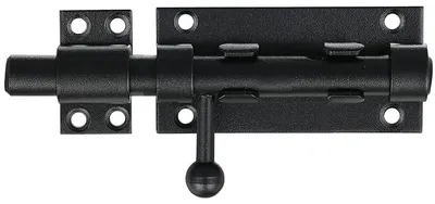 Image de Verrou de portail coulissant robuste avec ouverture pour cadenas