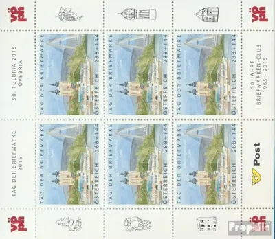 Produktbild von Briefmarken Österreich 2015 Mi 3218Klb Kleinbogen (kompl.Ausg.) postfrisch Tulln mit Raddampfer