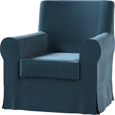 Produktbild von Dekoria Bezug für Ektorp Jennylund Sessel, blau, Sesselhusse für Ektorp Jennylund
