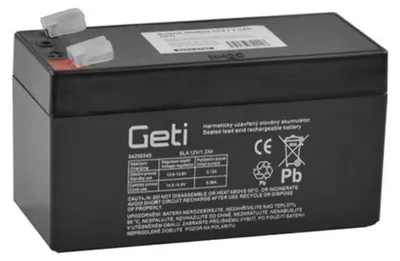 Productafbeelding van GETI loodaccu, 12V, 1.2Ah