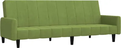Zdjęcie produktu dla Sofa rozkładana 2-osobowa jasnozielony aksamit