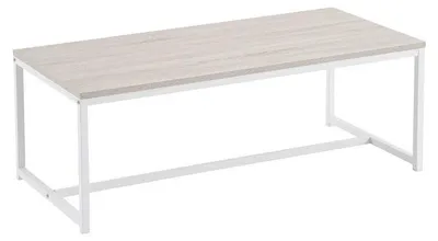 Produktbild von Couchtisch aus PB und Metall in Weiß