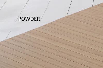 Produktbild von Bambusteppich SOLID powder, Maß ca. 140x200 cm, 50mm Stege auf Gazevliesrücken