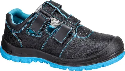 Produktbild von Composite-Schuh S1 Esd Sr Fo - Größe 43 - Schwarz/Blau - Portwest
