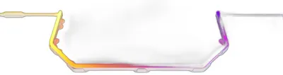 Zdjęcie produktu dla HYTE Noodle, Uniwersalne, Zestaw wzmacniający światło RGB, Biały, Niebieski, Zielony, Czerwony, 630 mm, 5,3 mm