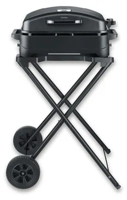 Produktbild von Severin Stand- & Tischgrill, Elektrogrill 2300W, 10 Min Aufheizzeit, Keramikbeschichtung, bis 230°C, Deckel mit Thermometer, 45x30 cm, PG 8598