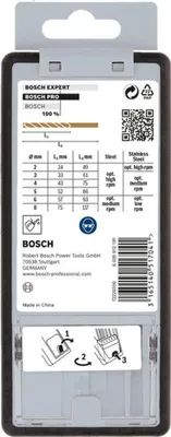 Produktbild von PRO Stainless Steel HSS-Co Spiralbohrer-Set, 6-tlg.