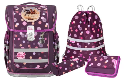 Produktbild von McNeill ERGO COMPACTO Schulranzen Set, 5tlg. RUBY