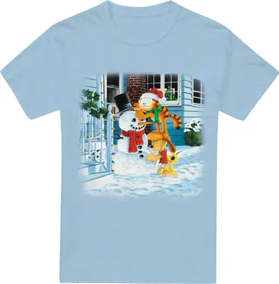 Produktbild von Garfield - "Snow Fun" T-Shirt für Herren TV6094 (3XL) (Hellblau)