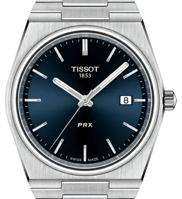 Immagine prodotto di Orologio da uomo Tissot PRX, 40 mm, cassa in acciaio inossidabile, quadrante blu